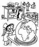 Фирменное блюдо шефа: сверху корочка, а внутри горячая начинка. Карикатура из книги Жана Эффеля «Сотворение Мира».