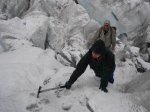 Тренировочный поход по леднику вулкана Cayambe.